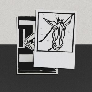 Postkarte Katja Blechschmidt "Igor, König der Esel"